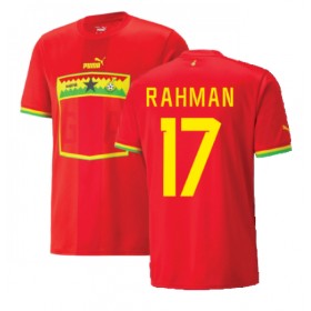 Jalkapallo Pelipaidat/Peliasut Ghana Baba Rahman 17 Vieraspelipaita Mm-Kisat 2022